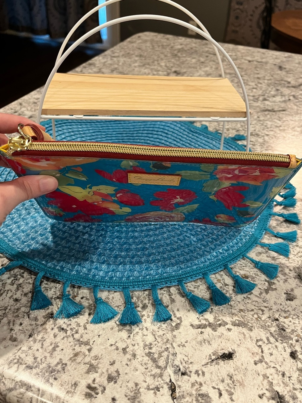 Dooney and Bourke Floral Cosmetic Pouch - Picture 10 of 10